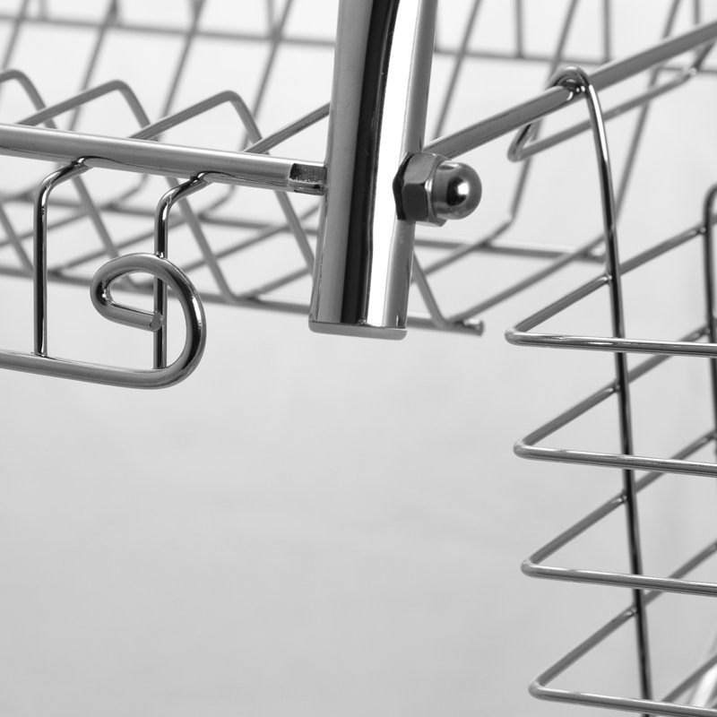 Two Tier Dish Rack, 12" H x 22" W x 12" D