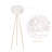 Marjorie 60'' Polished Tripod Floor Lamp-72124505