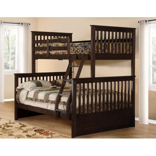 Harriet Bee Sofren Kids Twin Over Full Bunk Bed & Reviews | Wayfair