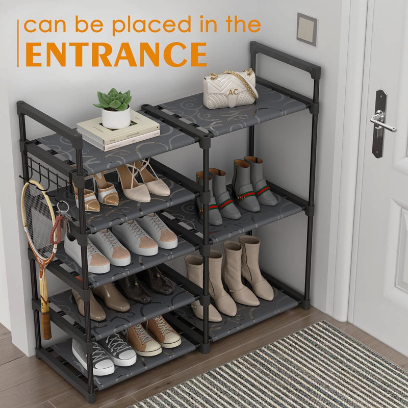 16 Pair Shoe Rack