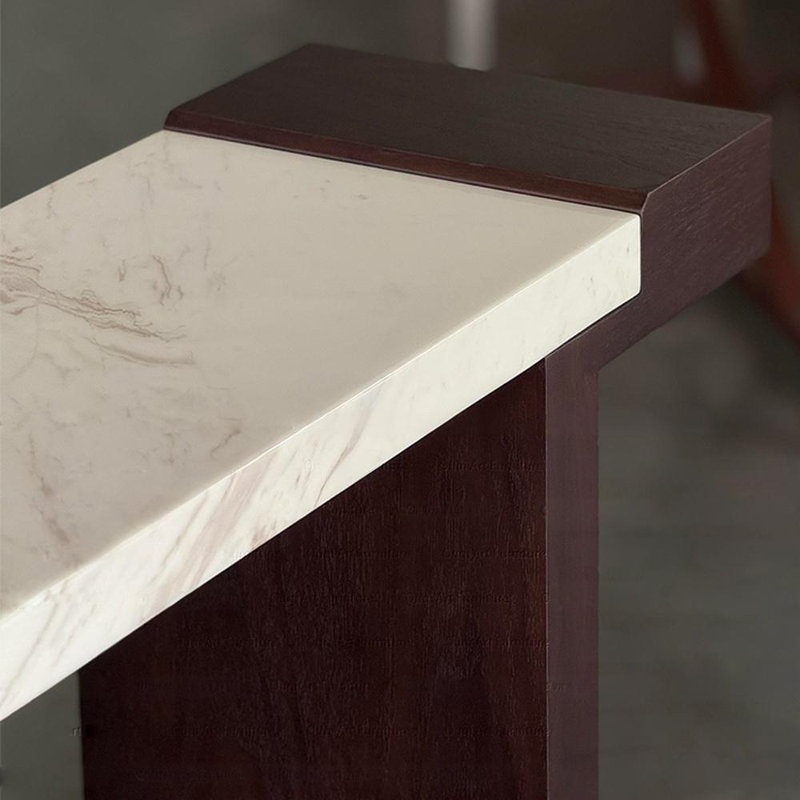 Table d'entrée en bois massif chinois, H 31,5 po x l 59,1 po x P 15,7 po