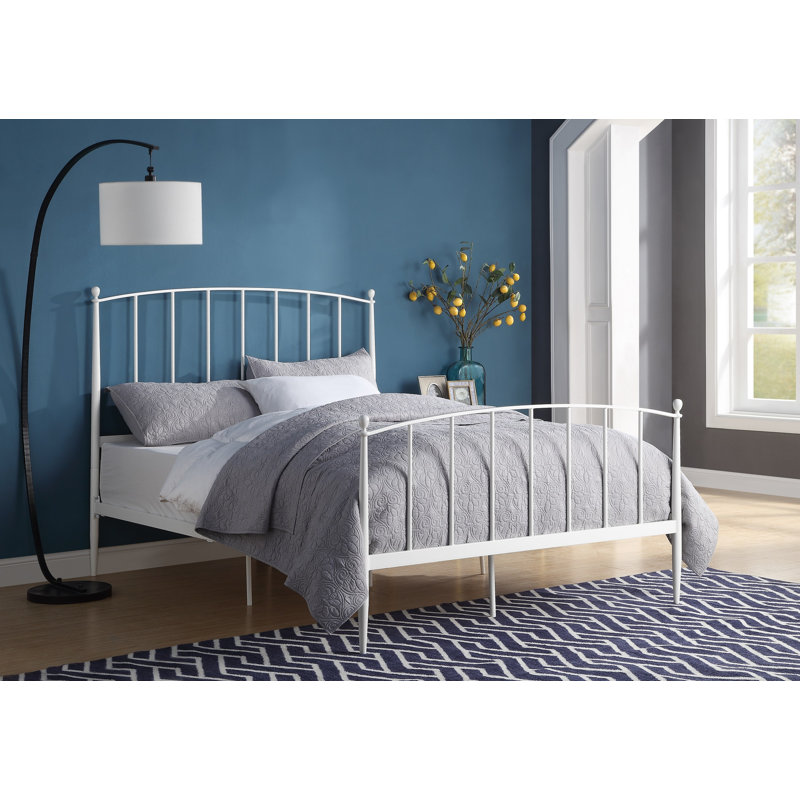 Lit plateforme Marke, Grand, Blanc