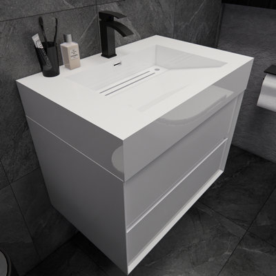 Meuble-lavabo simple 30 po Albizu