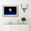 Close up of the Moon in Abstract - Picture Frame Graphic Art Print-55680679-55680678