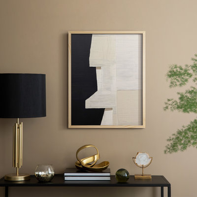 ABSTRACT Series DCLXXX Framed Print - Solid Wood