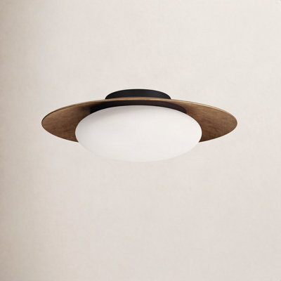 Haines Glass LED Flush Mount