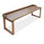 Bureau rectangulaire brun en bois massif-108954512