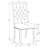 Guelda Rectangular Dining Table Set Distressed Noir-1179934039