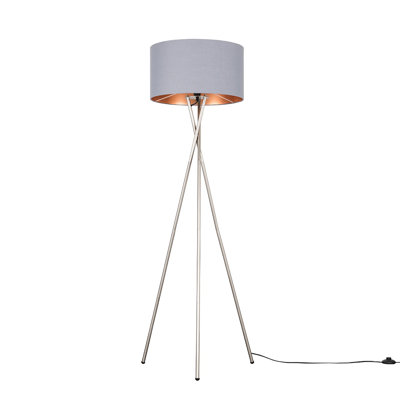 Misner 155cm Camden Tripod Floor Lamp with Large Reni Shade