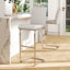Bowne Faux Leather Breakfast Bar Chairs Upholstered Modern Chairs-411120745