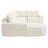 Coriddi Modern Chenille Upholstered Boneless Modular U-Shaped Sectional Sofa with Deep Seating and Oversized Cloud Comfort-125470040