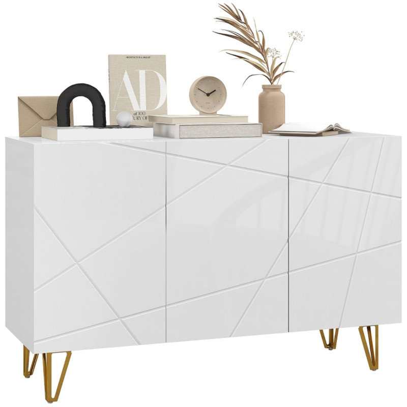 120 cm W Steel Sideboard