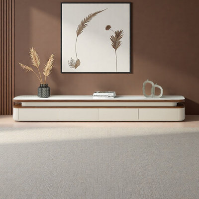 Modern Cream-Style Minimalist TV Stand