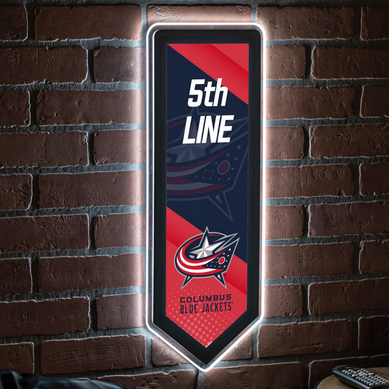 Enseigne murale NHL Team Pennant, Columbus Blue Jackets