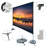 HMOREY Outdoor Portable Projector Screen Projector Screen