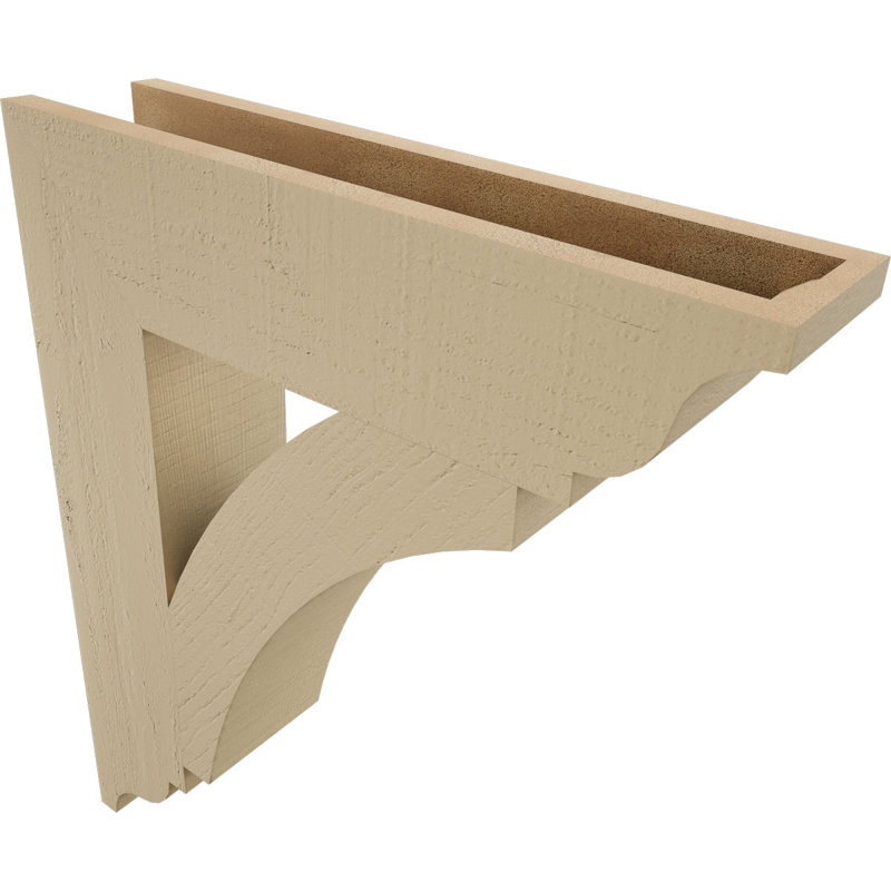 Support en bois de cèdre brut Thorton, H 28 po x l 5,5 po x P 24 po
