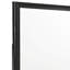Miroir de chambre à coucher biseauté moderne Opel en noir (miroir inclus seulement - commode non incluse)