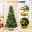 Sapin de Noël artificiel traditionnel avec base en métal durable et sapin réaliste-211626570