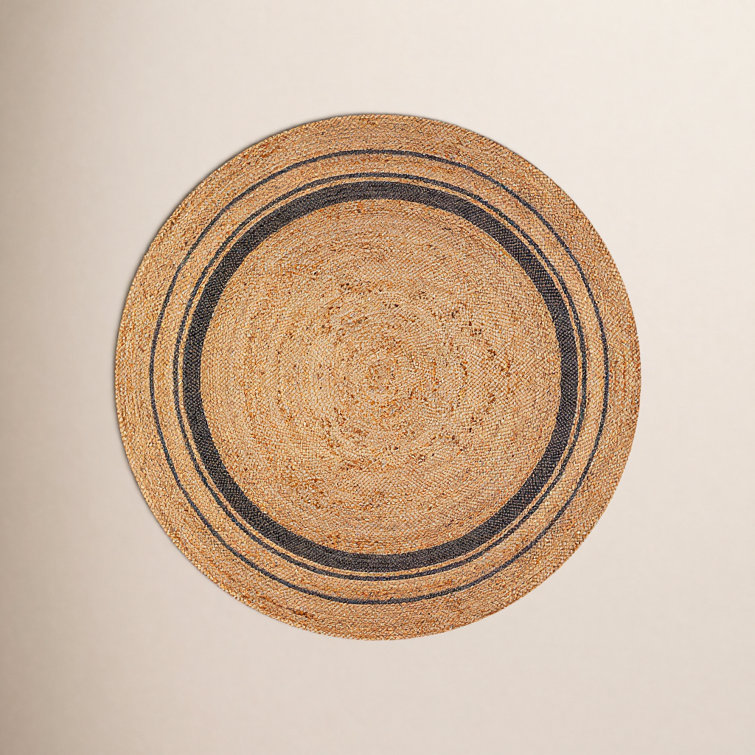Natural Fiber Braided Round Area Rugs