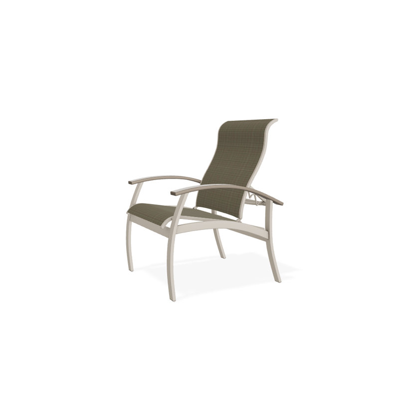 Chaise de patio Askar, Désert, Tweed Sunbrella® brun, Désert texturé