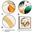 Art géométrique multicolore aquarelle IV - peinture sur toile-9820556-9820558