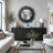 Sunburst Black Wall Mirror