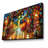 Vibrant Urban Nightscape On Canvas