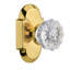 Cottage Plate with Crystal Door Knob-1573140159