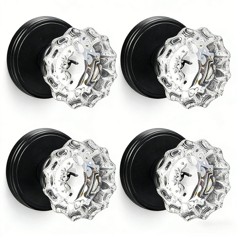 Coolnews Retro Elegant Series - Round Crystal Dummy Door Knobs