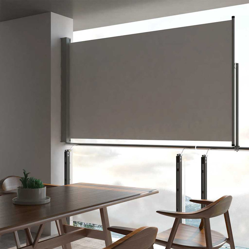 Dakota Fields 3cm W Retractable Side Awning, Grey