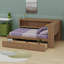 Lit de jour avec tablettes de rangement-669351147
