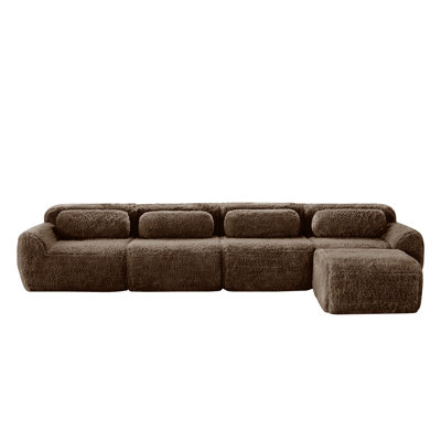 4-seater L-shaped Bone-free Sofa