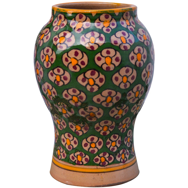 Afro-Moresque Handmade Ceramic Table Vase