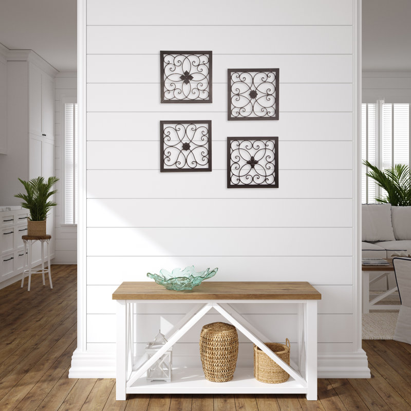 Traditional Plants & Flowers Wall Decor on Metal