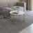 Elemental Round White Coffee Table Marble Tabletop