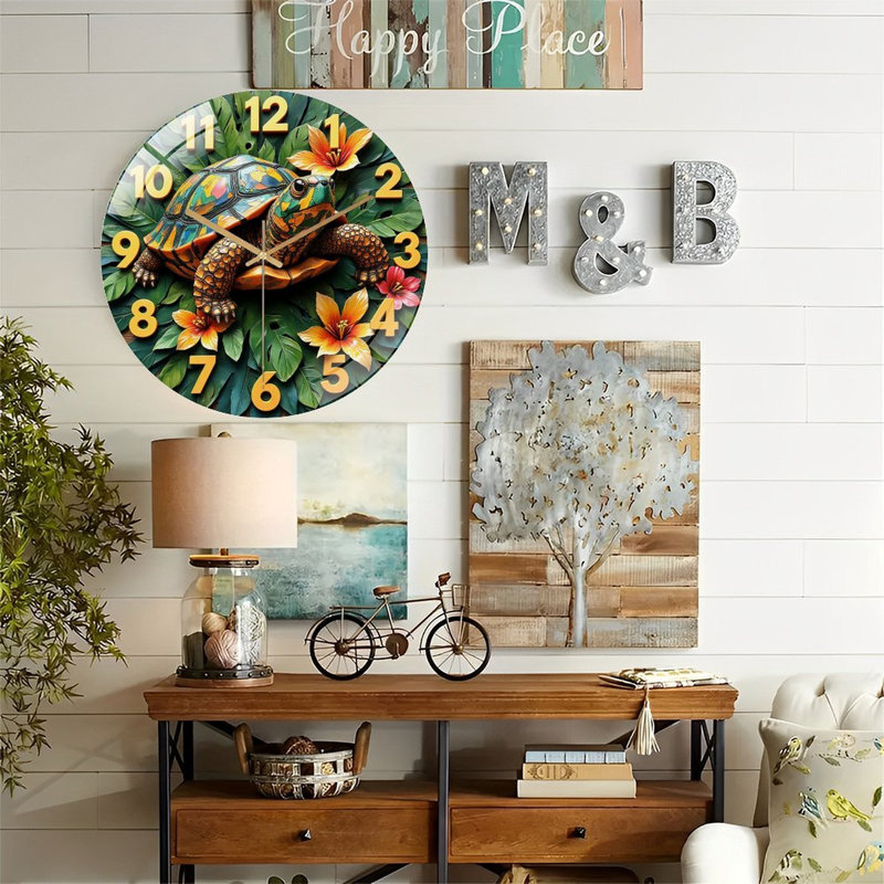 Horloge murale Turtle