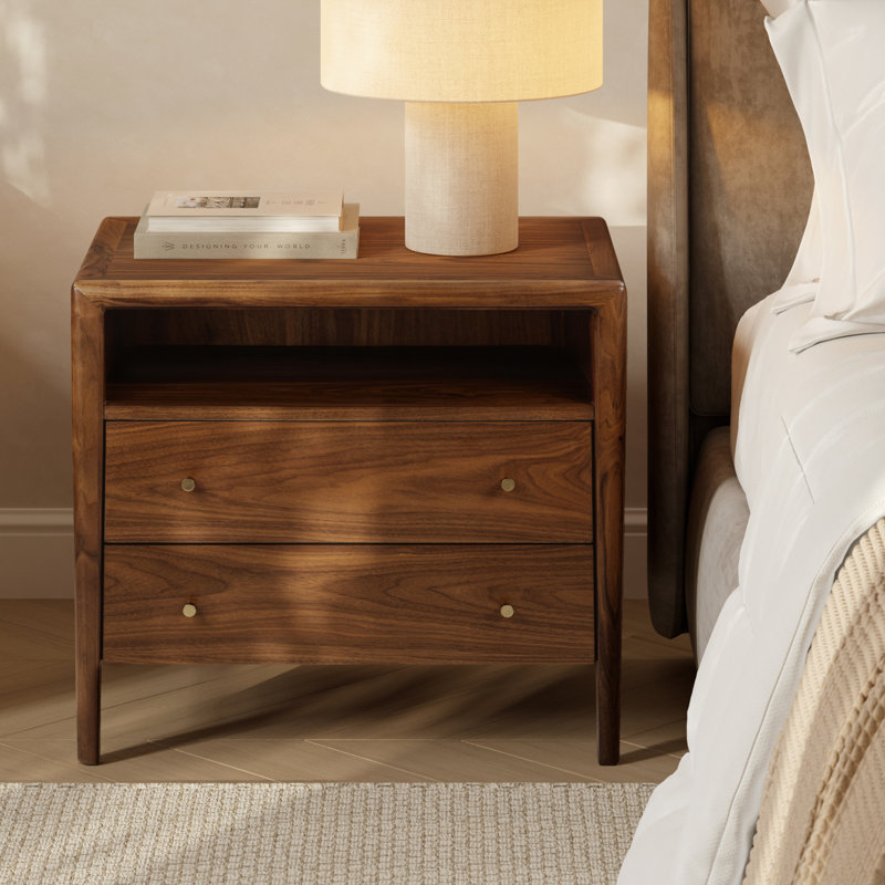 Marla American Walnut Nightstand