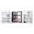 3.5Cu.Ft Compact Refrigerator Mini Fridge with Freezer, Small Refrigerator with 2 Door, 7 Level Thermostat Removable Shelves for Kitchen, Dorm, Apartment, Bar, Office-112369280