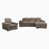 Microfibre / microsuède taupe est en rupture de stock