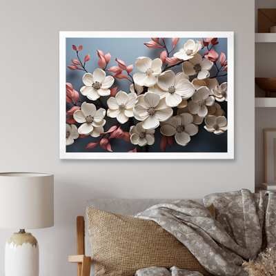 " Dogwood Field Pointillism Collage III "