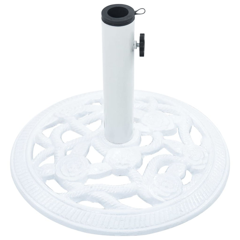 Yasmin 8.25kg Cast Iron Free Standing Umbrella Base, White