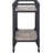 Jorgensen  Rustic Oak & Charcoal Finish Serving Cart