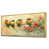 Toile avec cadre flottant or