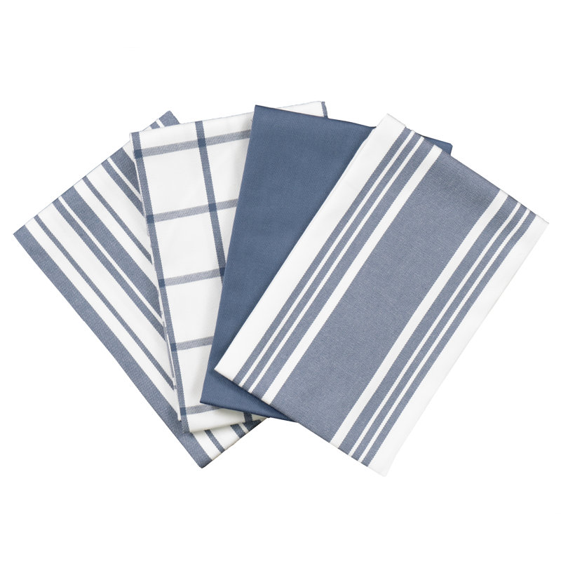 All-Clad Woven Bistro Kitchen Towels, Indigo