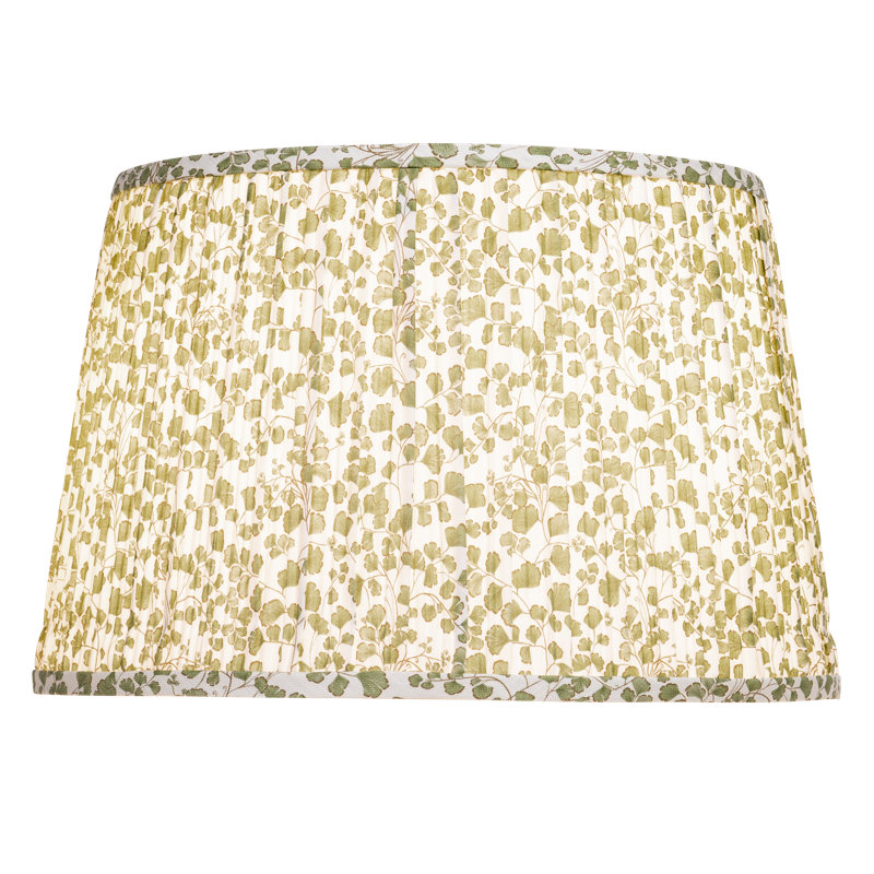 Maiden Fern Empire Lamp Shade, Green/Ivory