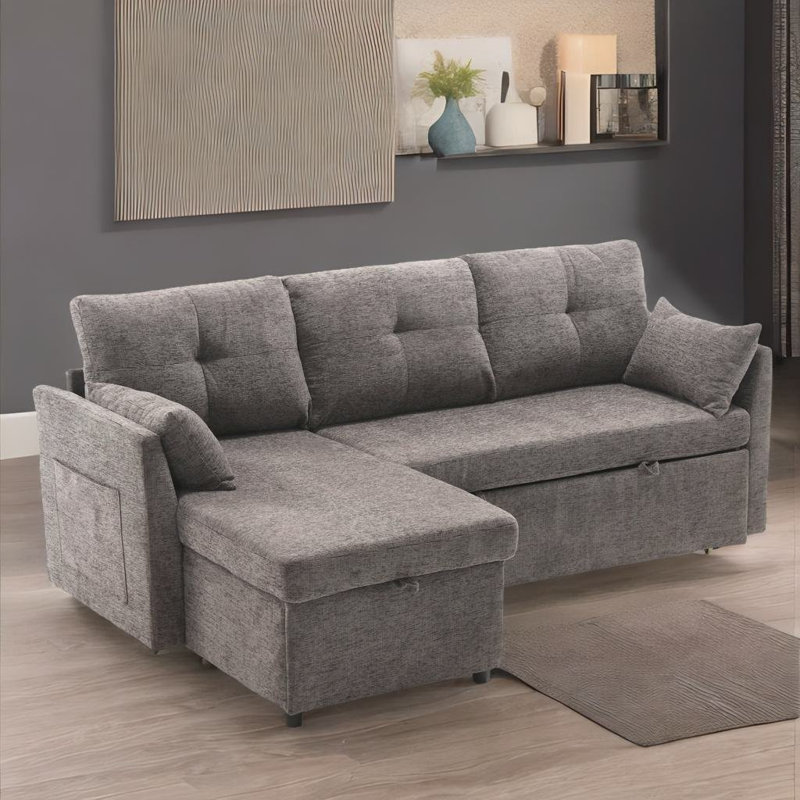 Danen Upholstered 81.1'' Sofa, Gray