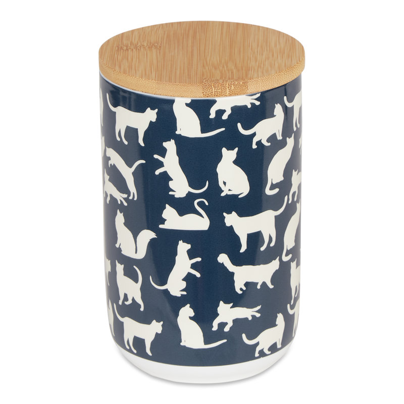 Ceramic / Porcelain Jar, Navy