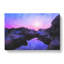 Purple Sunset In Peace Island - Wrapped Canvas-56639592