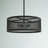 Emilia 5 - Light Steel Dimmable Drum Chandelier-1462980088