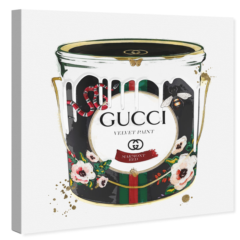 Pot de peinture Fashion and Glam Velvet Marmont - impression, Toile tendue, H 30 po x l 30 po